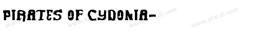 Pirates of Cydonia字体转换